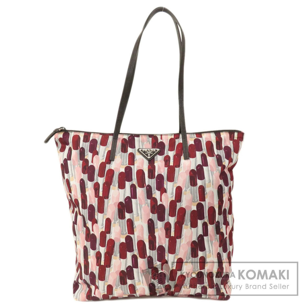 Prada lip motif tote bag